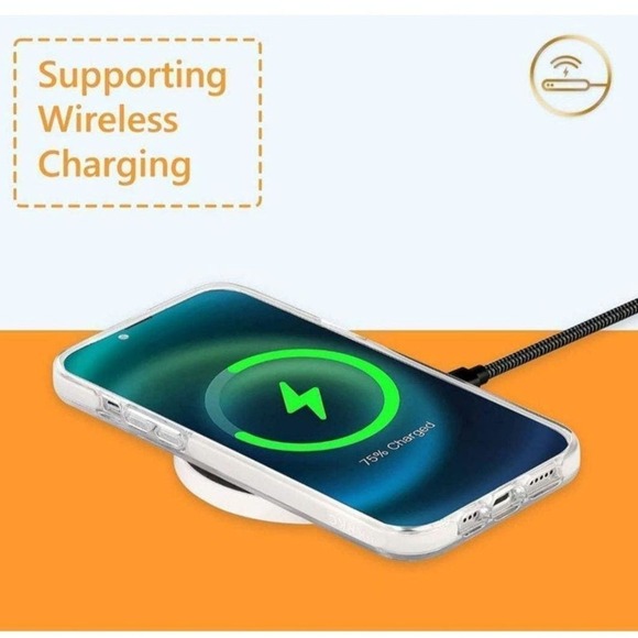 KRKC Compatible with iPhone 13 Pro Case 6.1", Shockproof Soft TPU with Anti-Scra - Picture 3 of 4